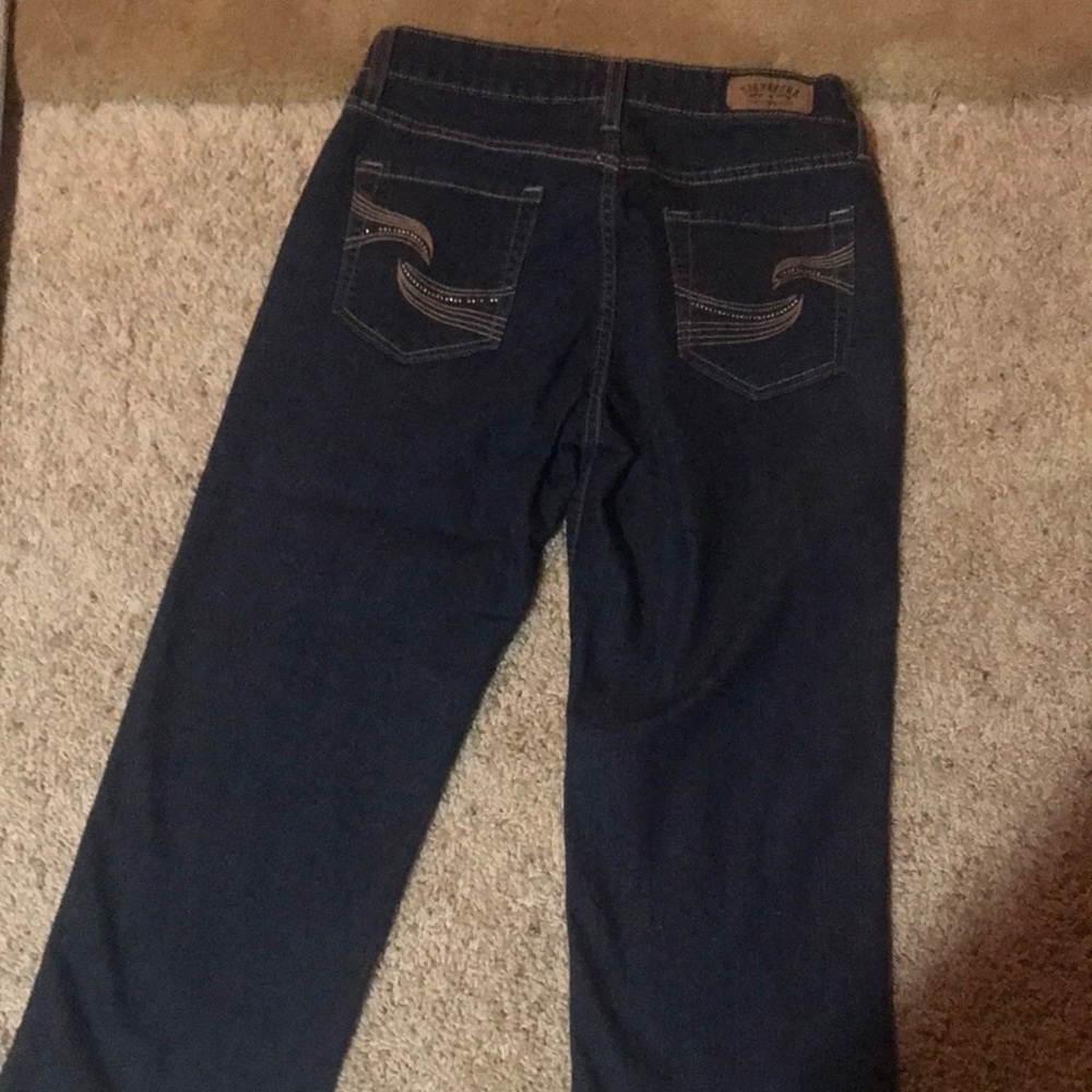 Womens Denim Cropped Jeans/4